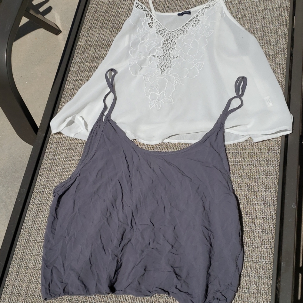 2 CUTE Brandy Melville summer tops. One size.